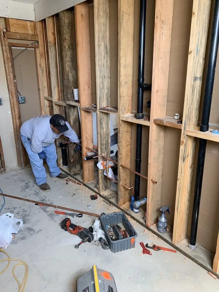 Commercial rough-in plumbing for Gas Line Repair in Tremont Park